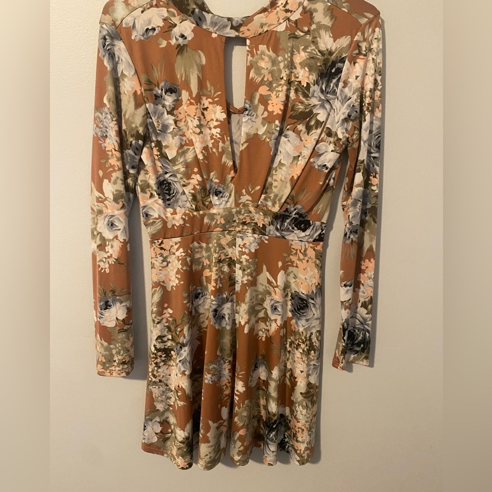 Charlotte Russe deep V front dress